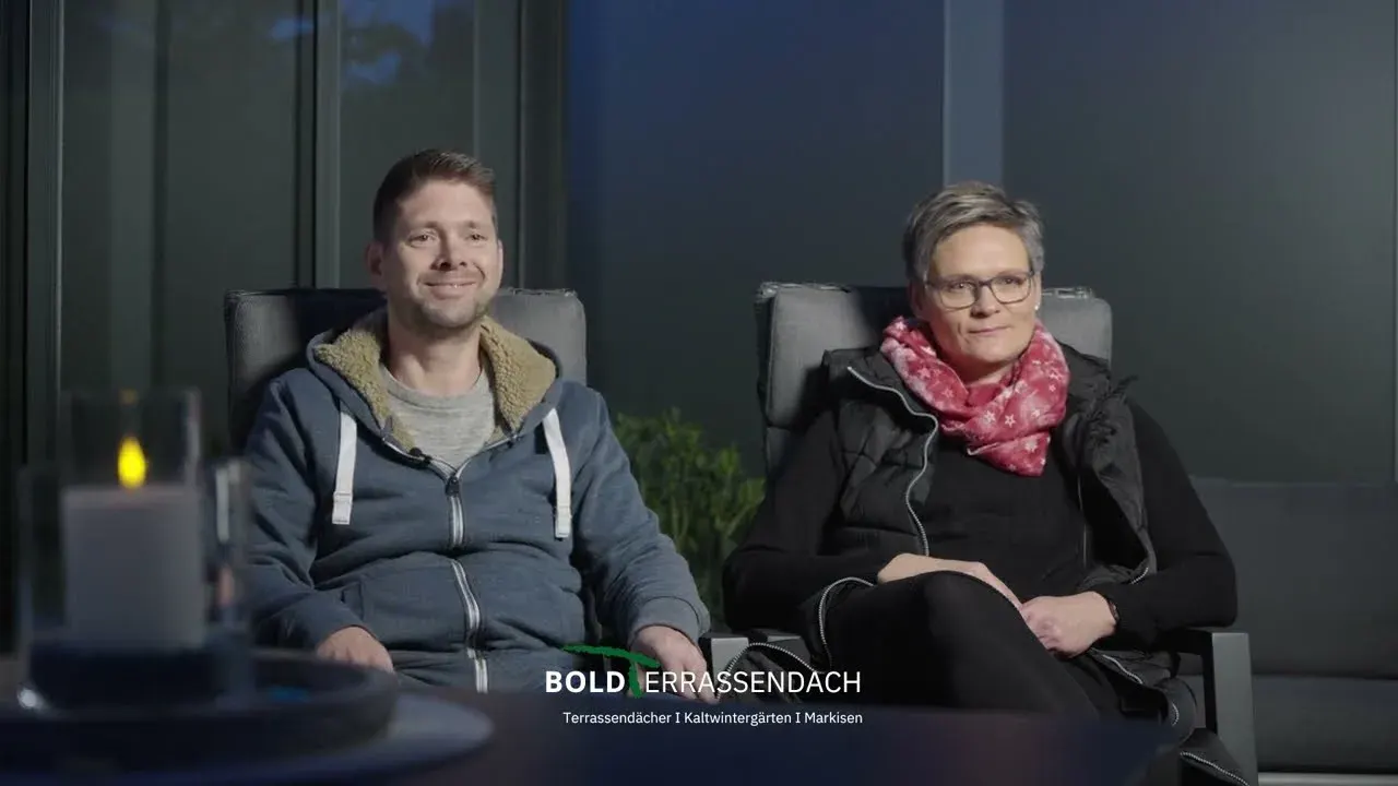 Terrassenüberdachung mit Schiebeelementen - BoldTerrassendach GmbH
